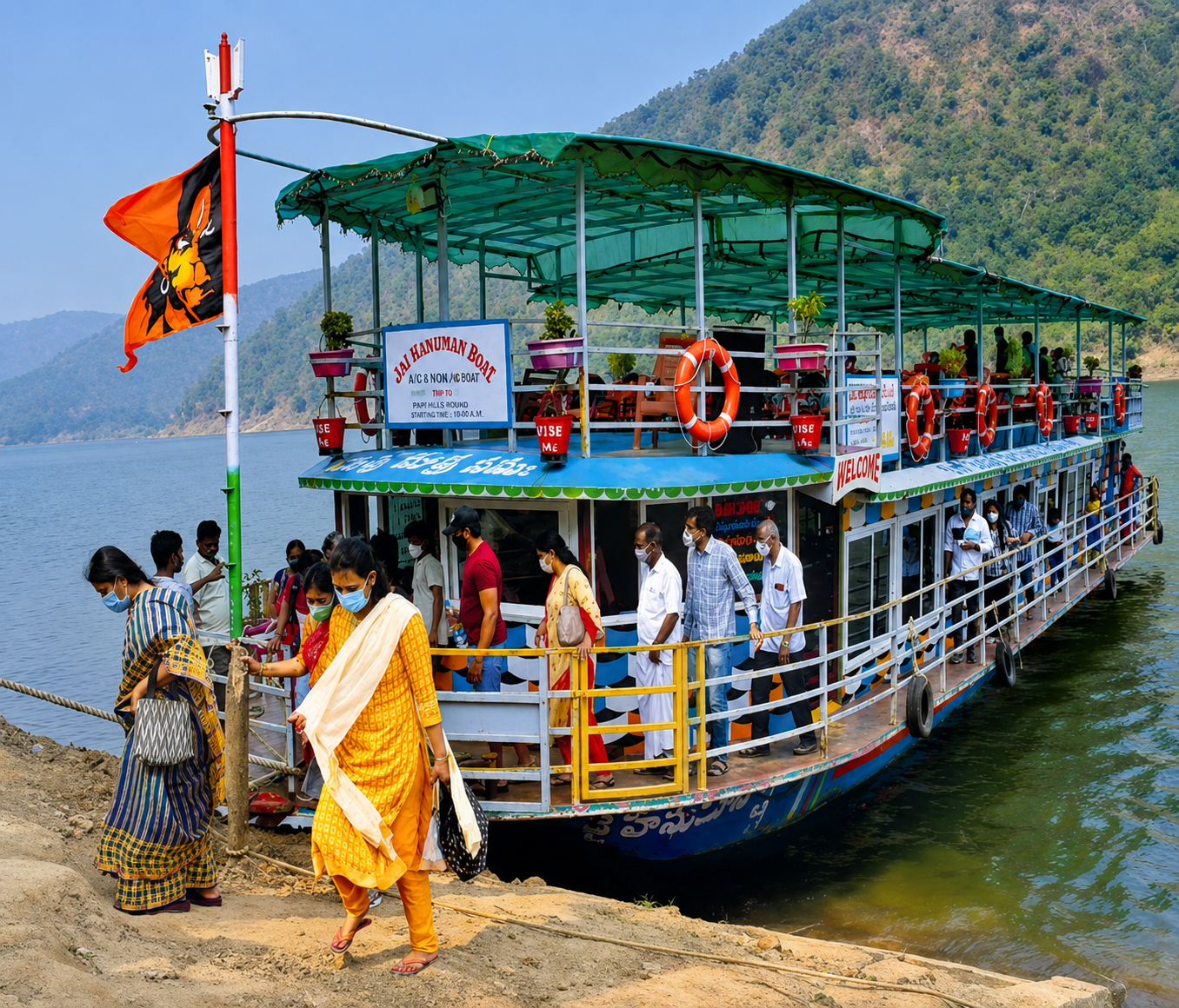 Pochavaram to Papikondalu 1-Day Boat Tour Package