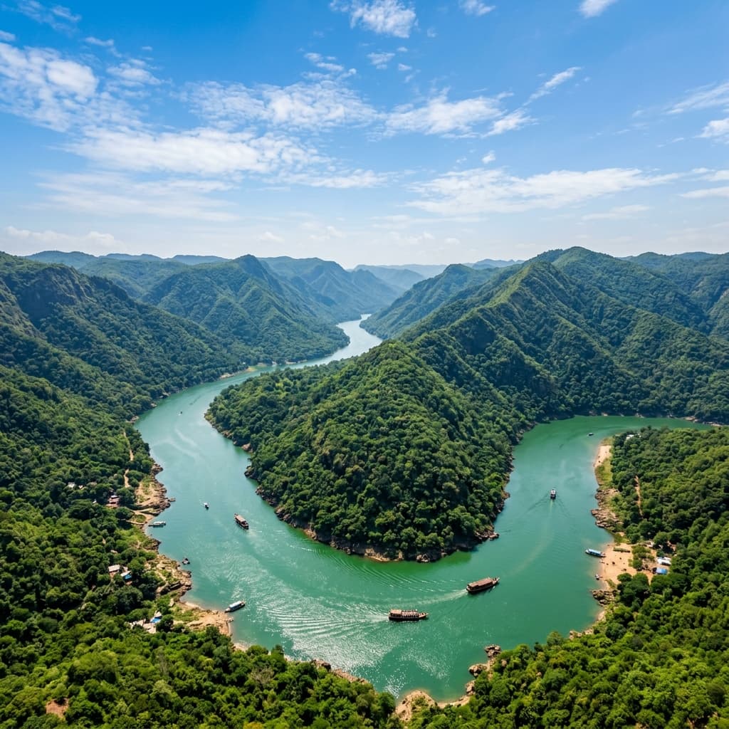 Papikondalu river hills